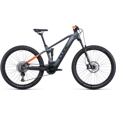 Mountain Bike eléctrica CUBE STEREO HYBRID 120 PRO 625 27,5/29" Gris/Naranja 2022 0
